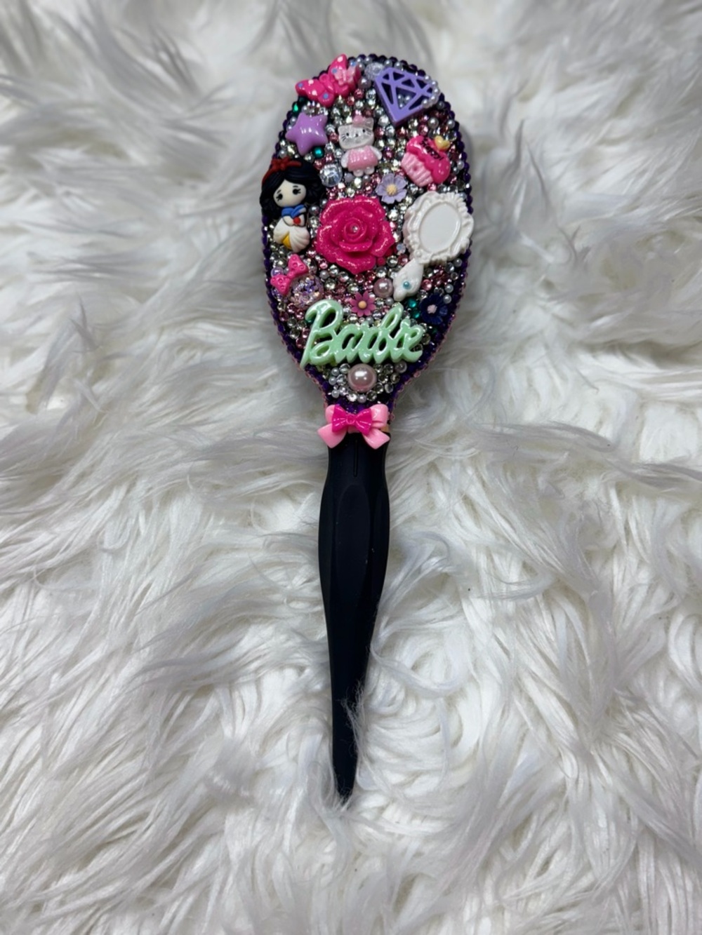 Bejeweled Pink Barbie Hair Brush